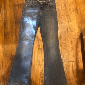 Dear John Sz 25 style Rosie flare leg medium wash leisure festival school